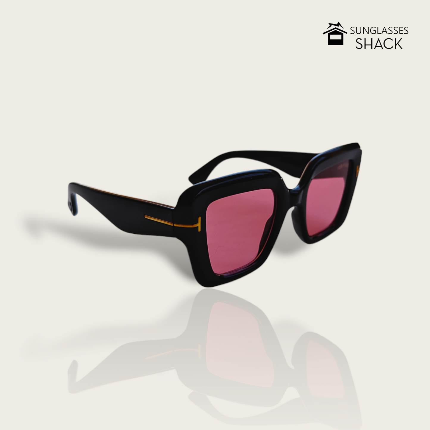 PINK CHUNKY SUNGLASSES - TF